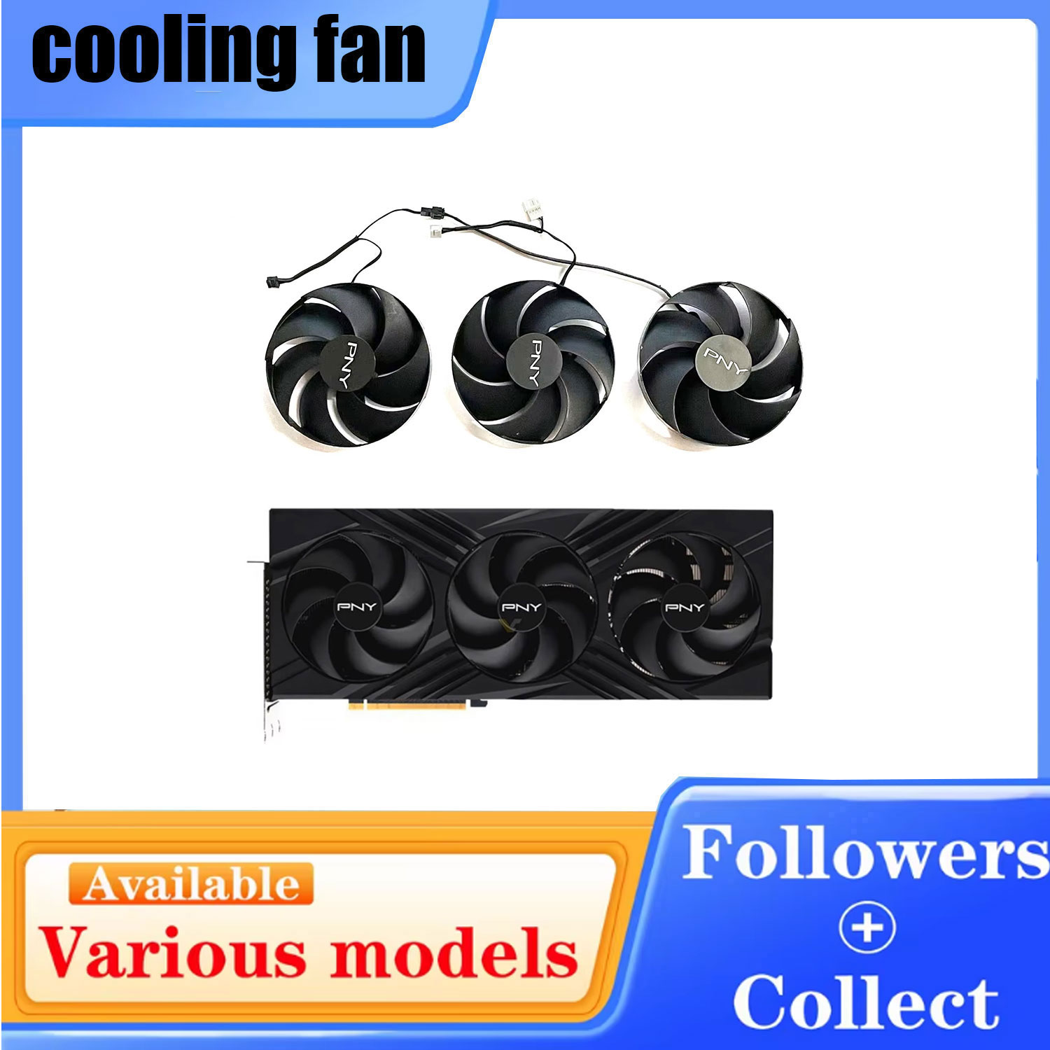 Rtx 4090 24Gb Graphics Card - 새로운 FD10020M12D 100MM 4핀 DC 12V