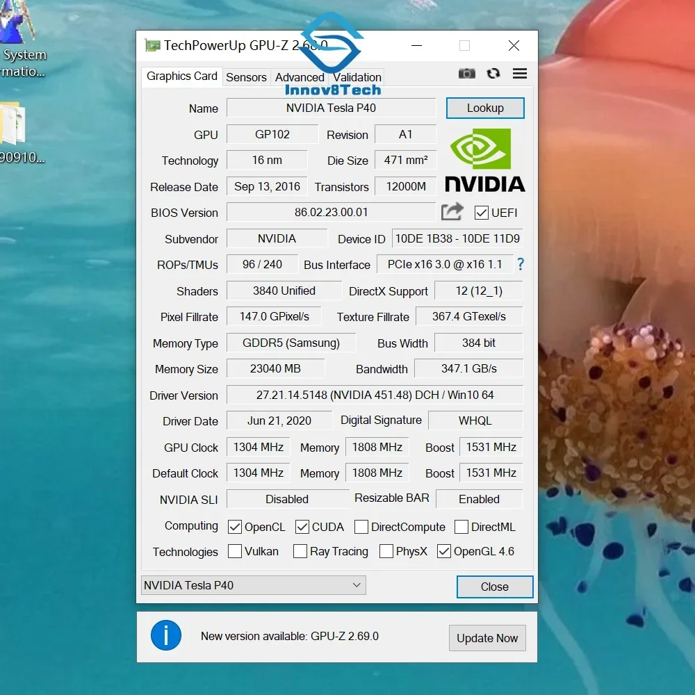 P40 24GB GPU 그래픽 카드용 터보팬, 24GB - Ai Deep Learning Workstation Gpu 24Gb 리뷰 및 가격