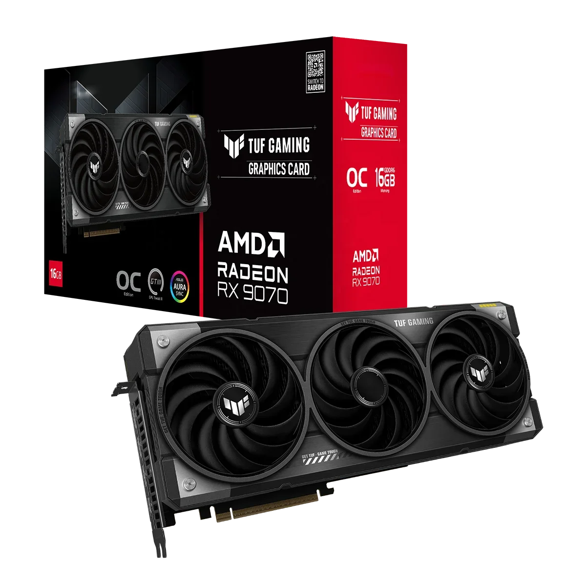 2025 TUF 게이밍 라데온 RX 9070 OC 에디 - Triple Fan Gaming Graphics Card 16Gb 리뷰 및 가격